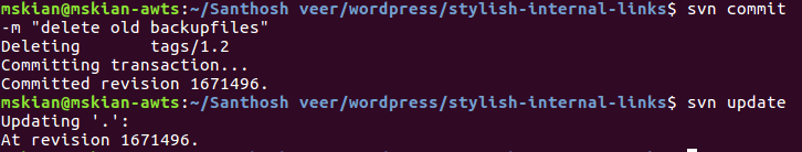 Install WordPress plugin Svn repository on Ubuntu