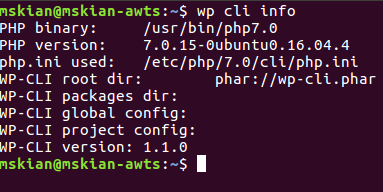 install WP-CLI on ubuntu