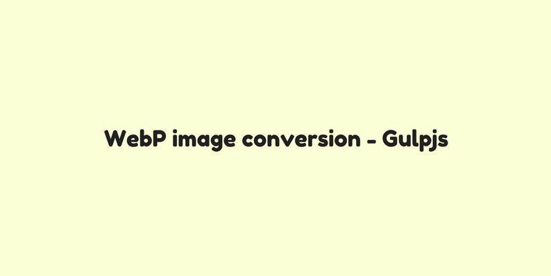 webp converter npm